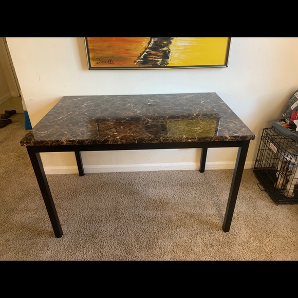 Marble table set of 4